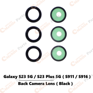 Galaxy S23 5G / S23 Plus 5G Back Camera Lens ( S911 / S916 ) - Black