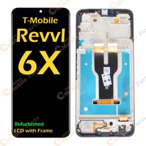 T-Mobile Revvl 6X LCD Screen Assembly with Frame ( TMRV065G )