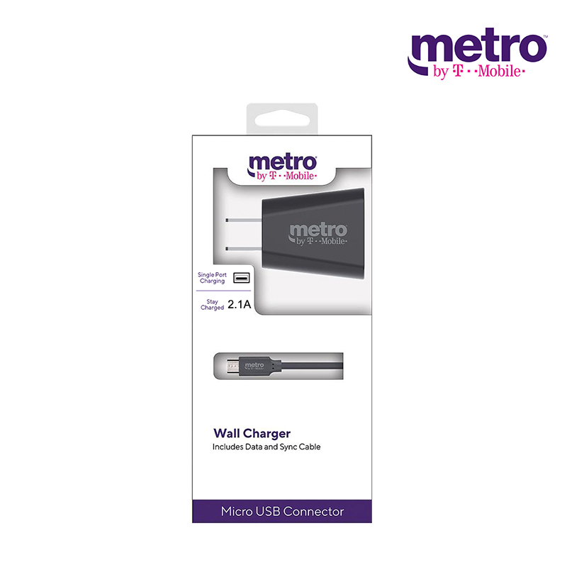 METROPCS Micro USB Adaptive Wall Charger (2.1A)