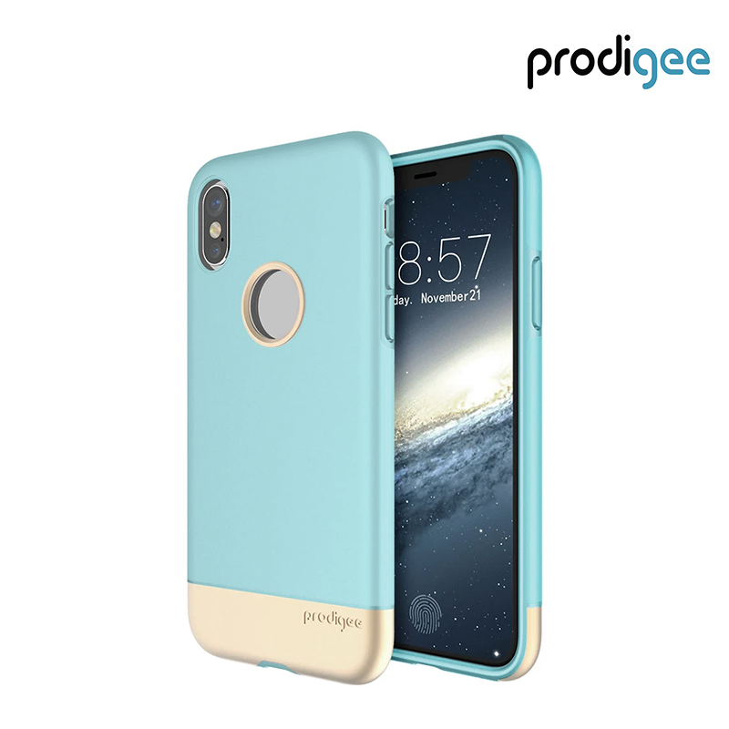 PRODIGEE Collection Fit Pro for iPhone X / XS - Aqua Gold