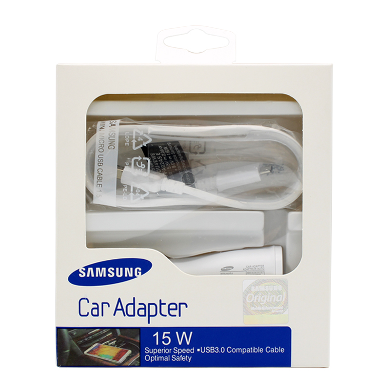 OEM Samsung Micro USB Adaptive Fast Car Charger