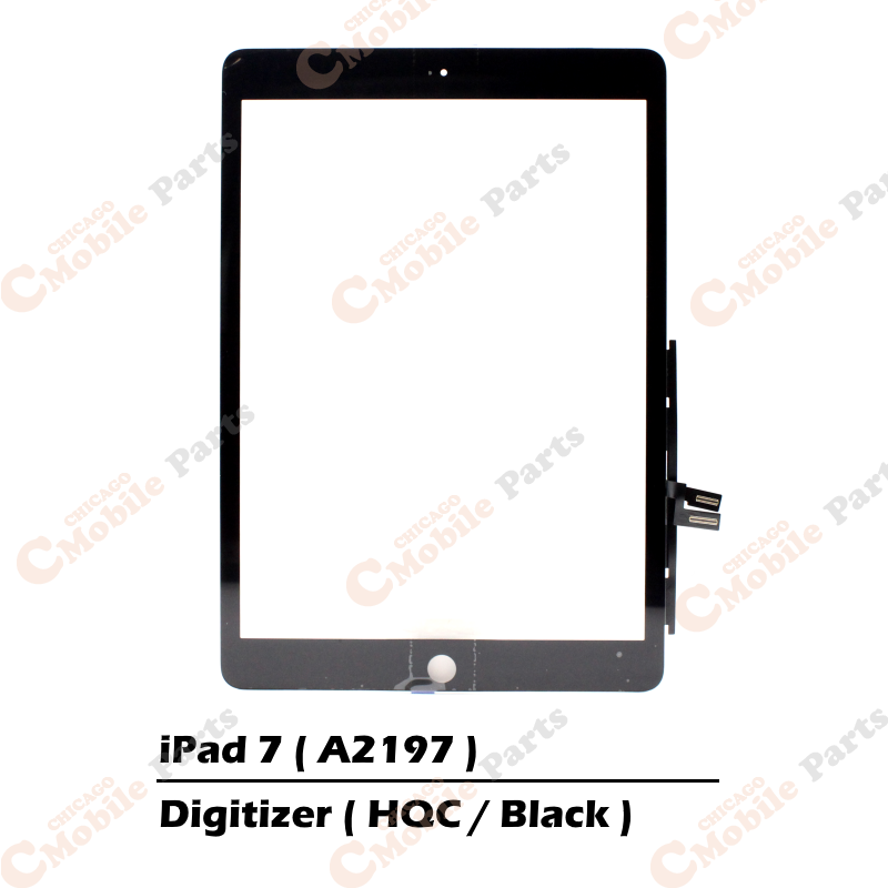iPad 8 / iPad 7 Digitizer ( A2197 / HQC Standard Grade / Black )