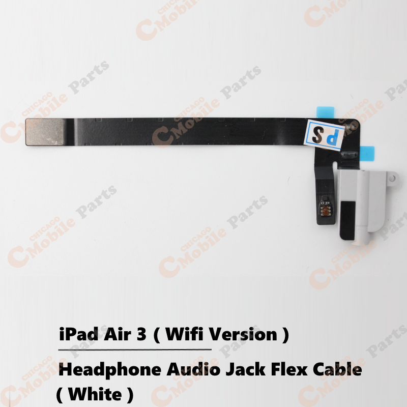 iPad Air 3 Headphone Audio Jack Flex Cable ( WiFi Version / White )