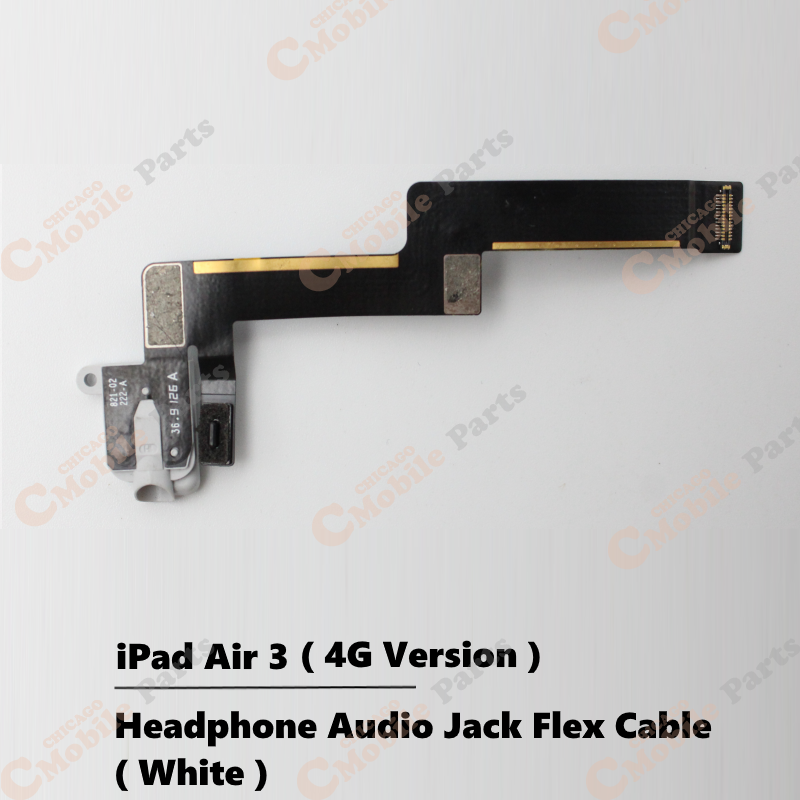 iPad Air 3 Headphone Audio Jack Flex Cable ( 4G Version / White )