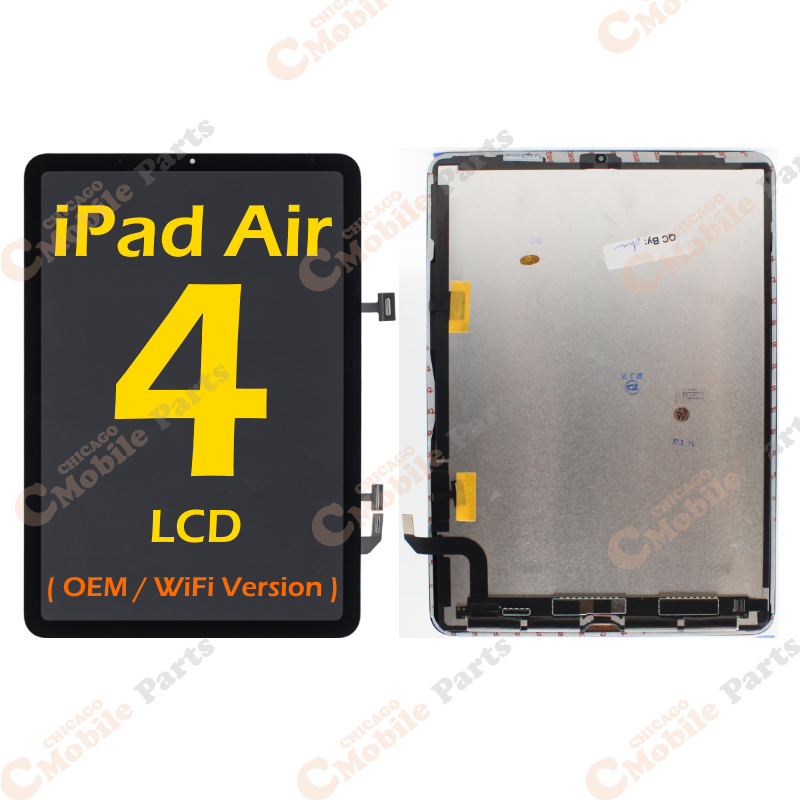iPad Air 4 / Air 5 LCD Screen Assembly ( A2316 A2588 / OEM / Wi-Fi Version / Black )