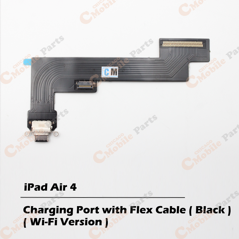 iPad Air 4 10.9" Dock Connector Charging Port with Flex Cable ( Wi-Fi Version / Black )