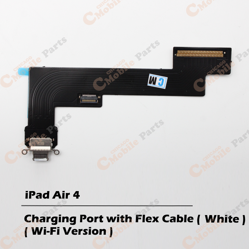 iPad Air 4 10.9" Dock Connector Charging Port with Flex Cable ( Wi-Fi Version / White )