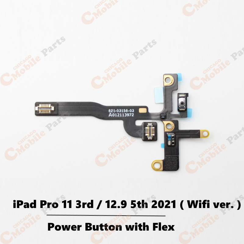 iPad Pro 11 3rd / 12.9 5th 2021 Power Button with Flex Cable ( Wi-Fi Version )
