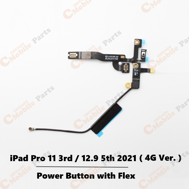 iPad Pro 11 3rd / 12.9 5th 2021 Power Button with Flex Cable ( 4G Version )