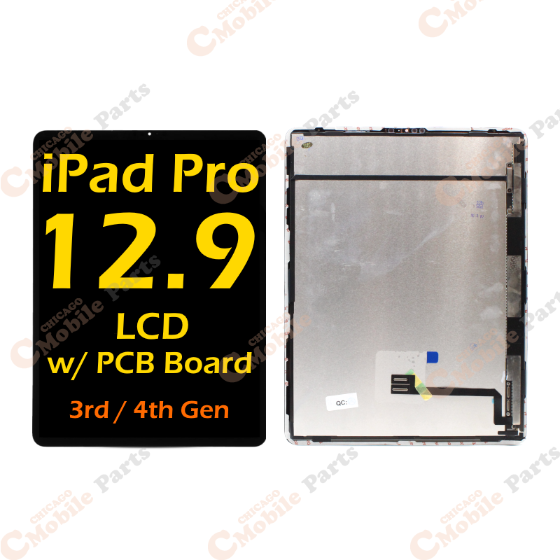 iPad Pro 12.9 3rd / 4th LCD Screen Assembly with PCB/Daughter Board ( A2014 / Black )