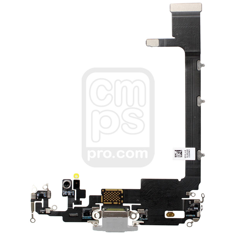 iPhone 11 Pro Max Dock Connector Charging Port Flex Cable ( Silver )
