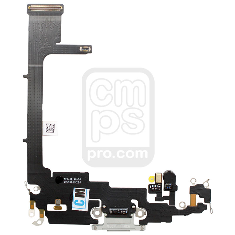 iPhone 11 Pro  Dock Connector Charging Port Flex Cable ( Silver )