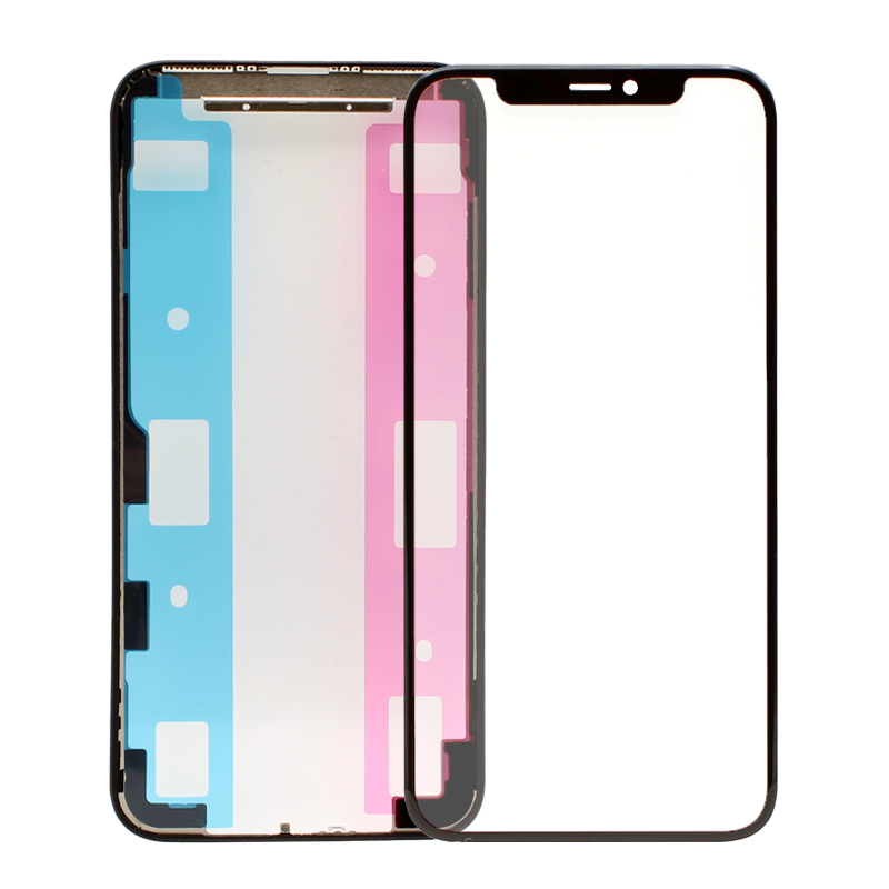 iPhone 11 Pro Front Glass (Pre-installed OCA Glue) & LCD Frame Set