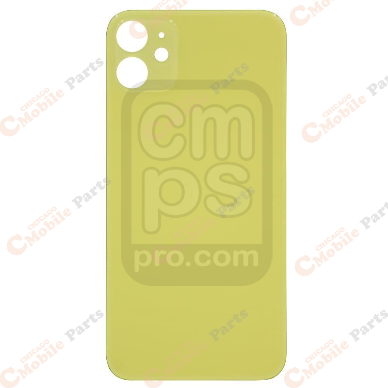 iPhone 11 Back Cover / Back Door ( Big Hole / Yellow )