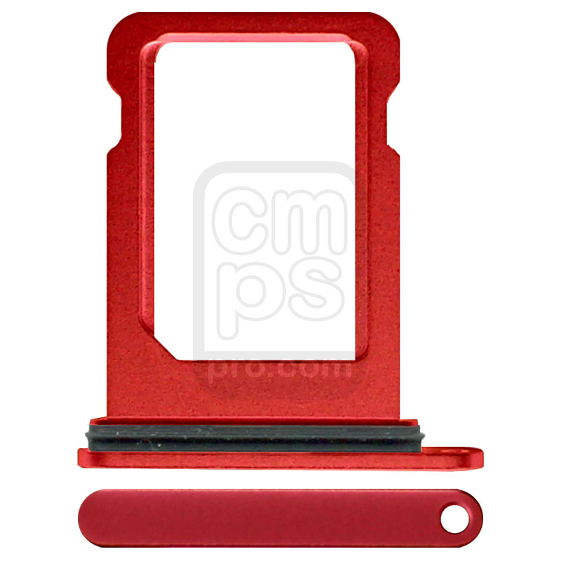 iPhone 12 Mini Single Sim Card Tray Holder ( Single / Red )