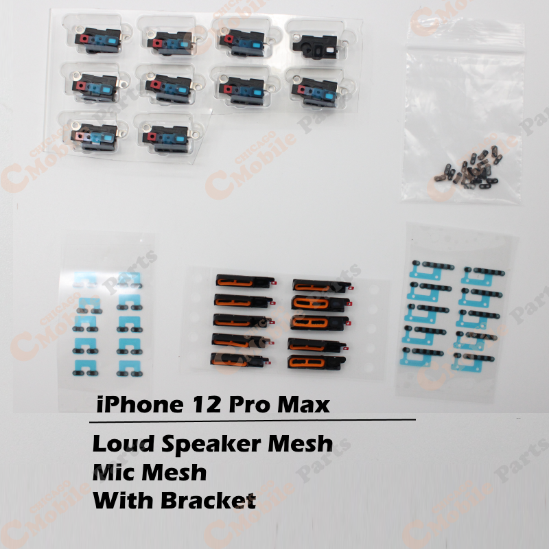 iPhone 12 Pro Max Loud Speaker Mesh / Mic Mesh with Bracket