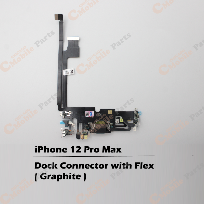 iPhone 12 Pro Max Dock Connector Charging Port with Flex Cable ( Graphite )