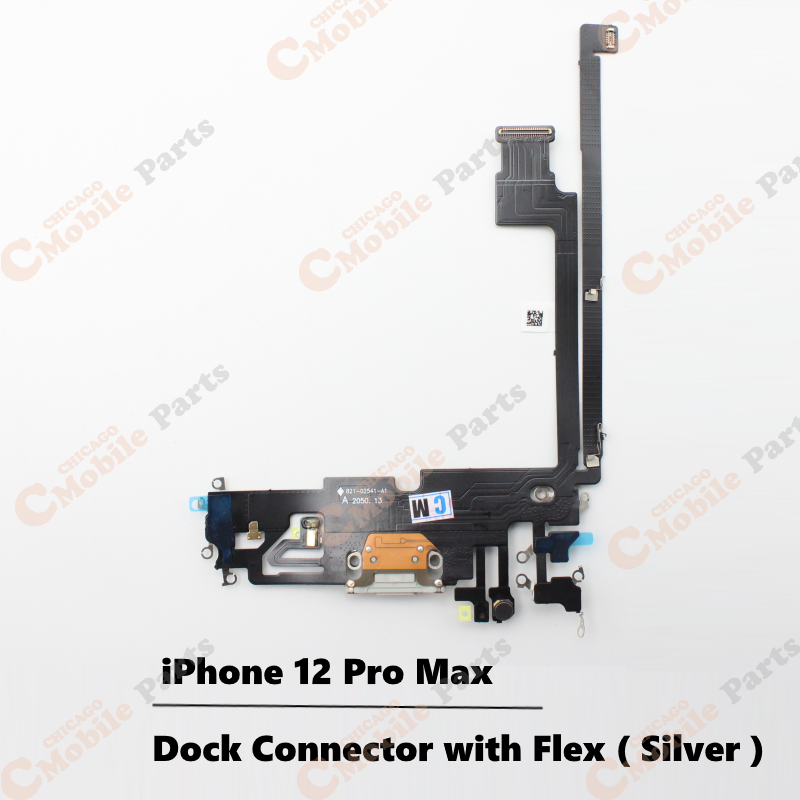 iPhone 12 Pro Max Dock Connector Charging Port with Flex Cable ( Silver )