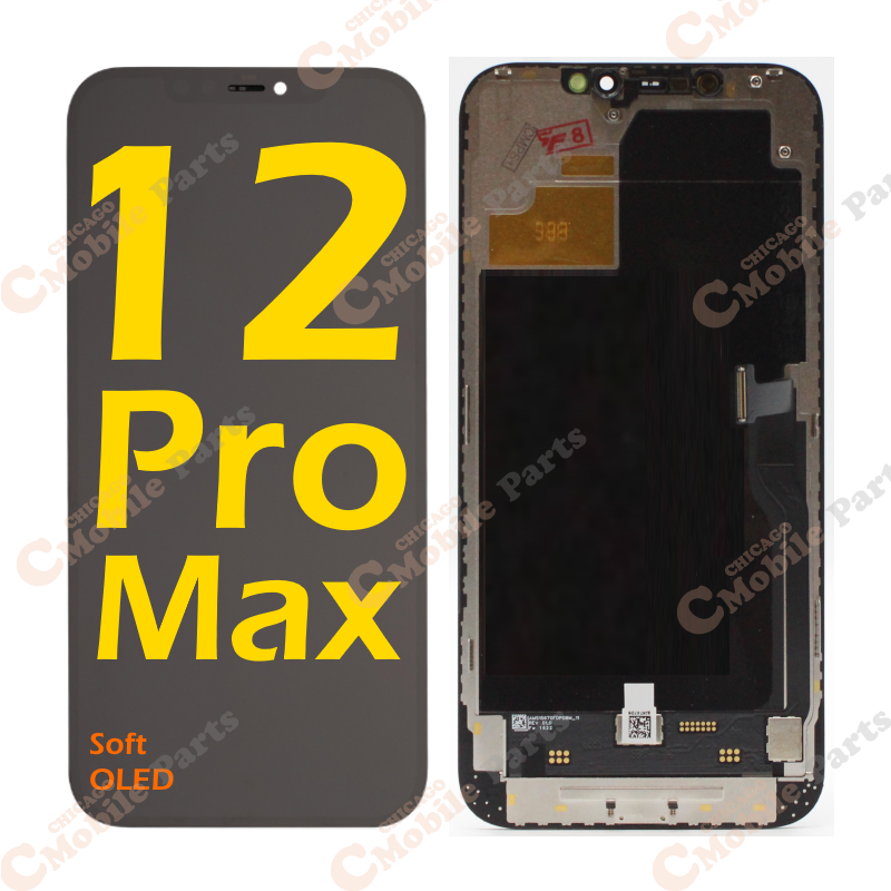 iPhone 12 Pro Max OLED LCD Screen Assembly ( Soft OLED )