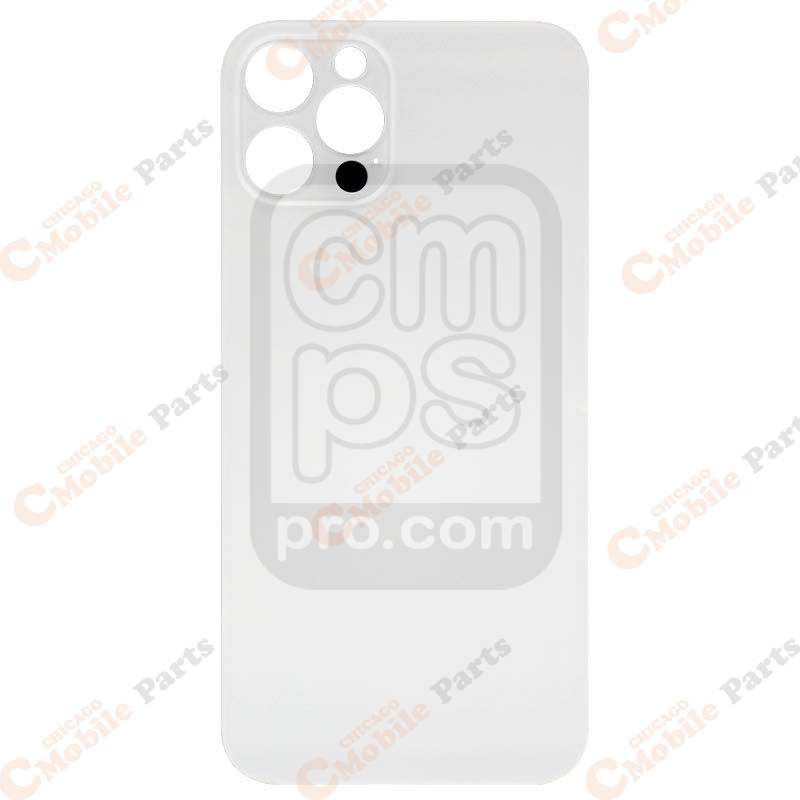 iPhone 12 Pro Back Cover / Back Door ( Big Hole / Silver )