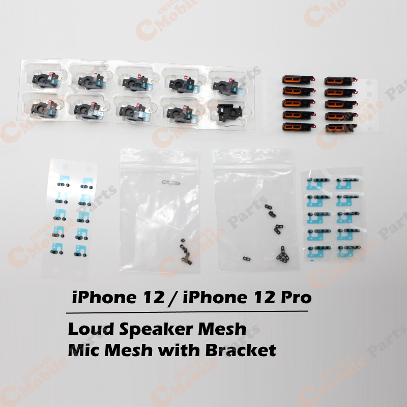 iPhone 12 / 12 Pro Loudspeaker Mesh / Mic Mesh with Bracket