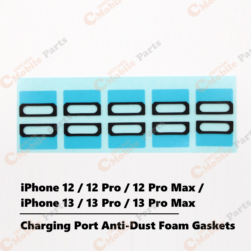 iPhone 12 / 12 Pro / 12 Pro Max / 13 / 13 Pro / 13 Pro Max Charging Port Anti-Dust Foam Gaskets