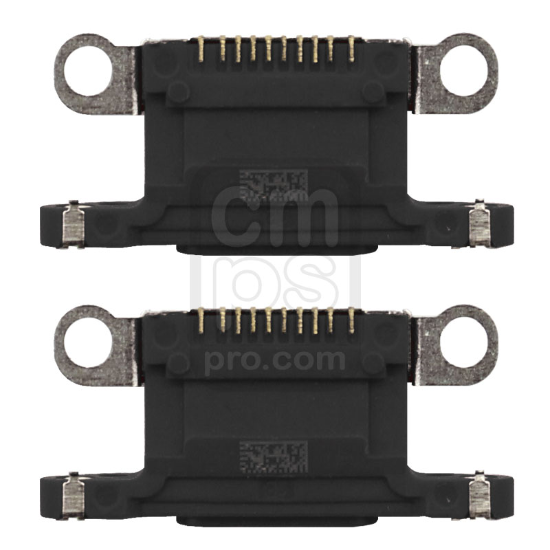 iPhone 12 / 12 Mini Dock Connector Charging Port ( Black / 2 Pcs )