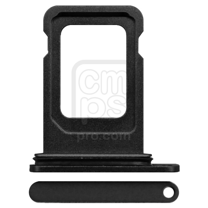 iPhone 12 Single Sim Card Tray Holder ( Single / Black )
