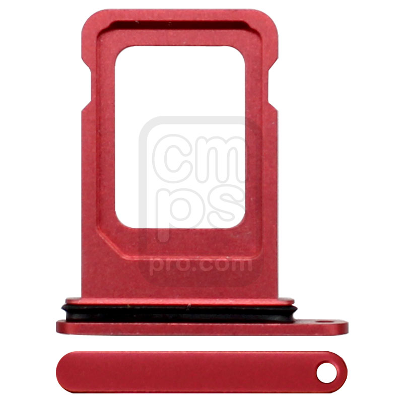 iPhone 12 Single Sim Card Tray Holder ( Single / Red )