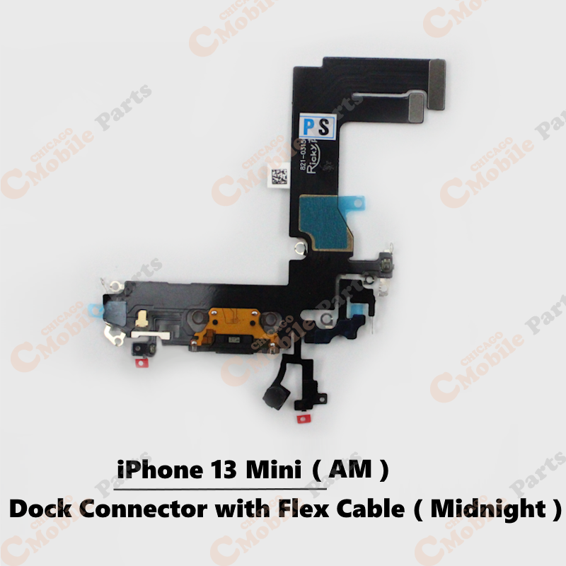 iPhone 13 Mini Dock Connector Charging Port with Flex Cable ( AM / Midnight )