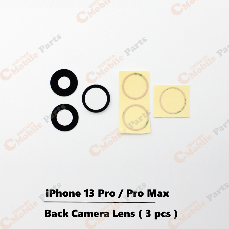 iPhone 13 Pro / Pro Max Rear Back Camera Lens ( 3 Pcs )