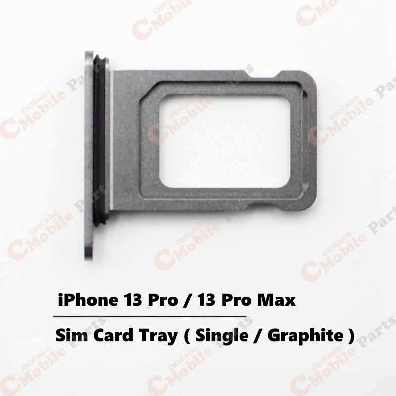 iPhone 13 Pro / Pro Max Sim Card Tray Holder ( Single / Graphite )