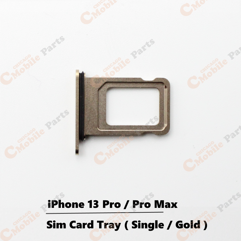 iPhone 13 Pro / Pro Max Sim Card Tray Holder ( Single / Gold )