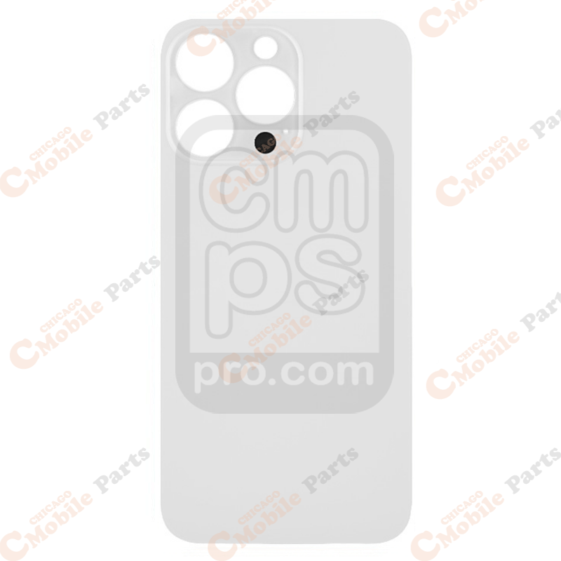 iPhone 13 Pro Back Cover / Back Door ( Big Hole / Silver )