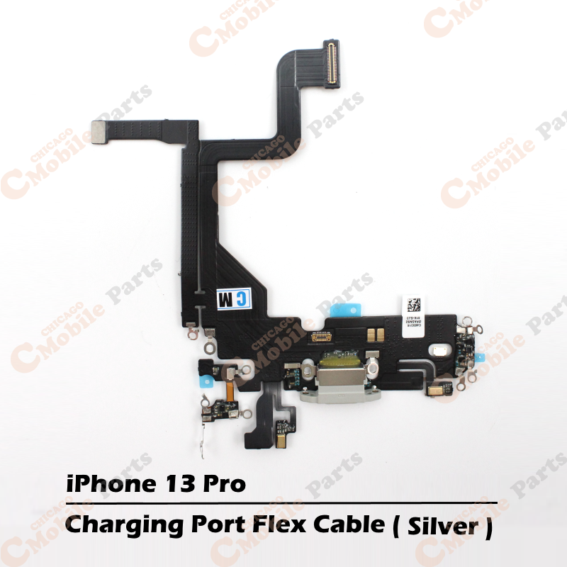 iPhone 13 Pro Dock Connector Charging Port with Flex Cable ( Silver )