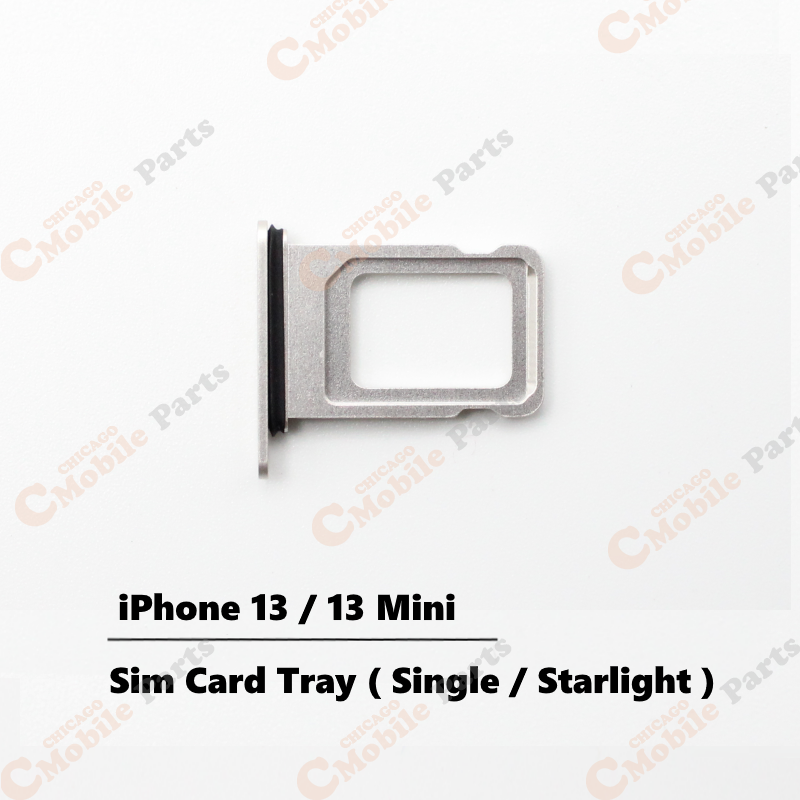 iPhone 13 / 13 Mini Sim Card Tray Holder ( Single / Starlight )