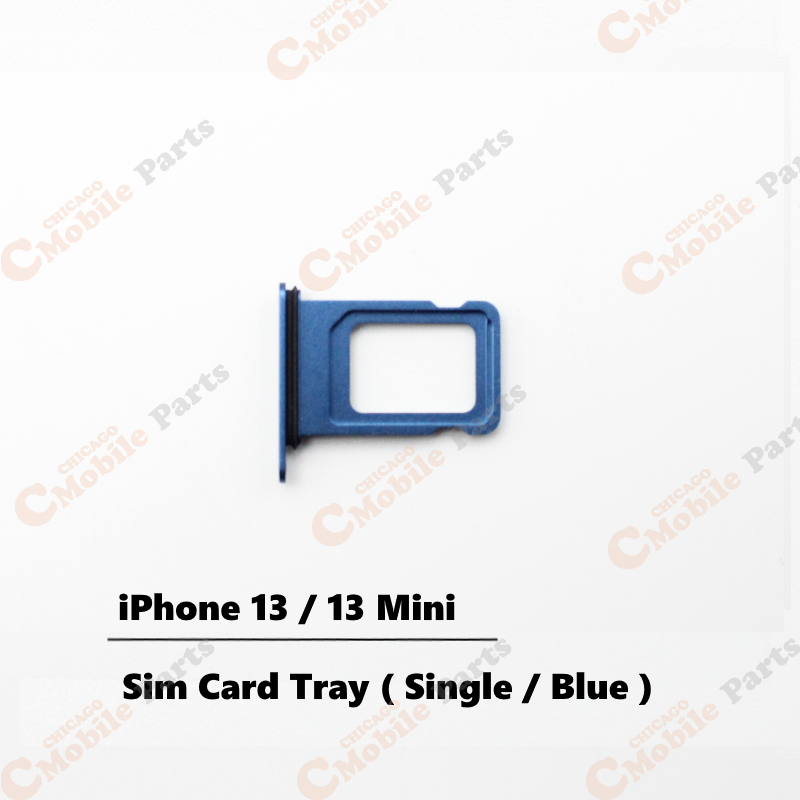iPhone 13 / 13 Mini Sim Card Tray Holder ( Single / Blue )