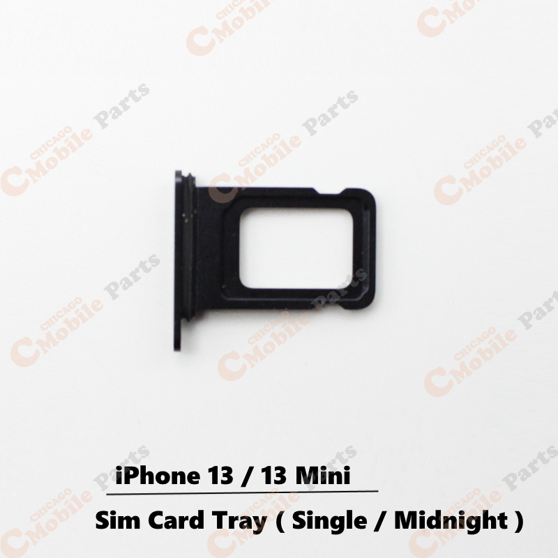 iPhone 13 / 13 Mini Sim Card Tray Holder ( Single / Midnight )