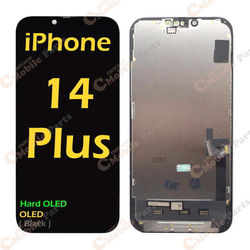 iPhone 14 Plus OLED LCD Assembly (Hard OLED / Black )