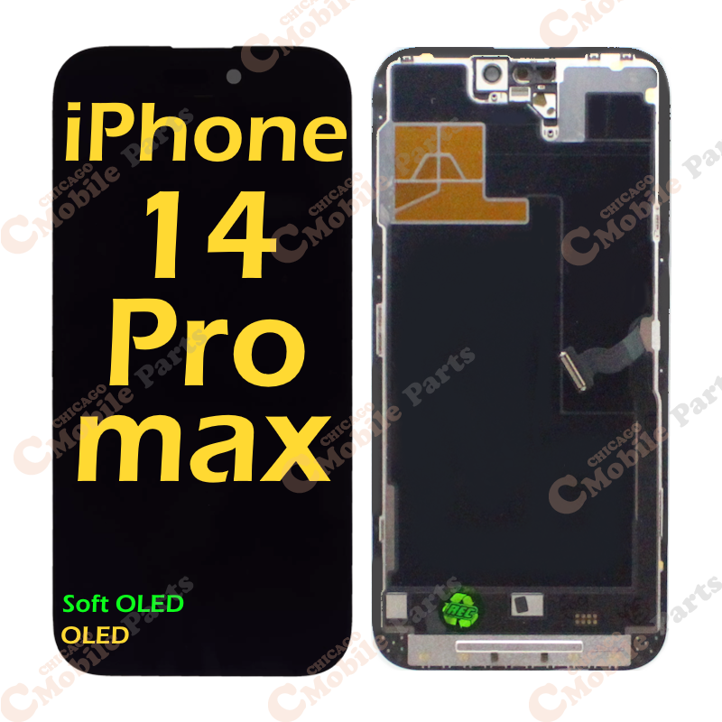 iPhone 14 Pro Max OLED LCD Screen Assembly ( Soft OLED )