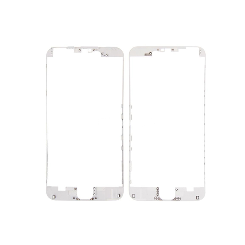 White Front Middle Frame with Glue for iPhone 6S (x10)