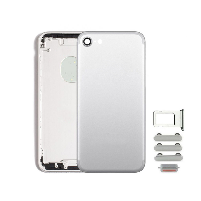 iPhone 7 Back Housing (Includes Small Components) - Silver