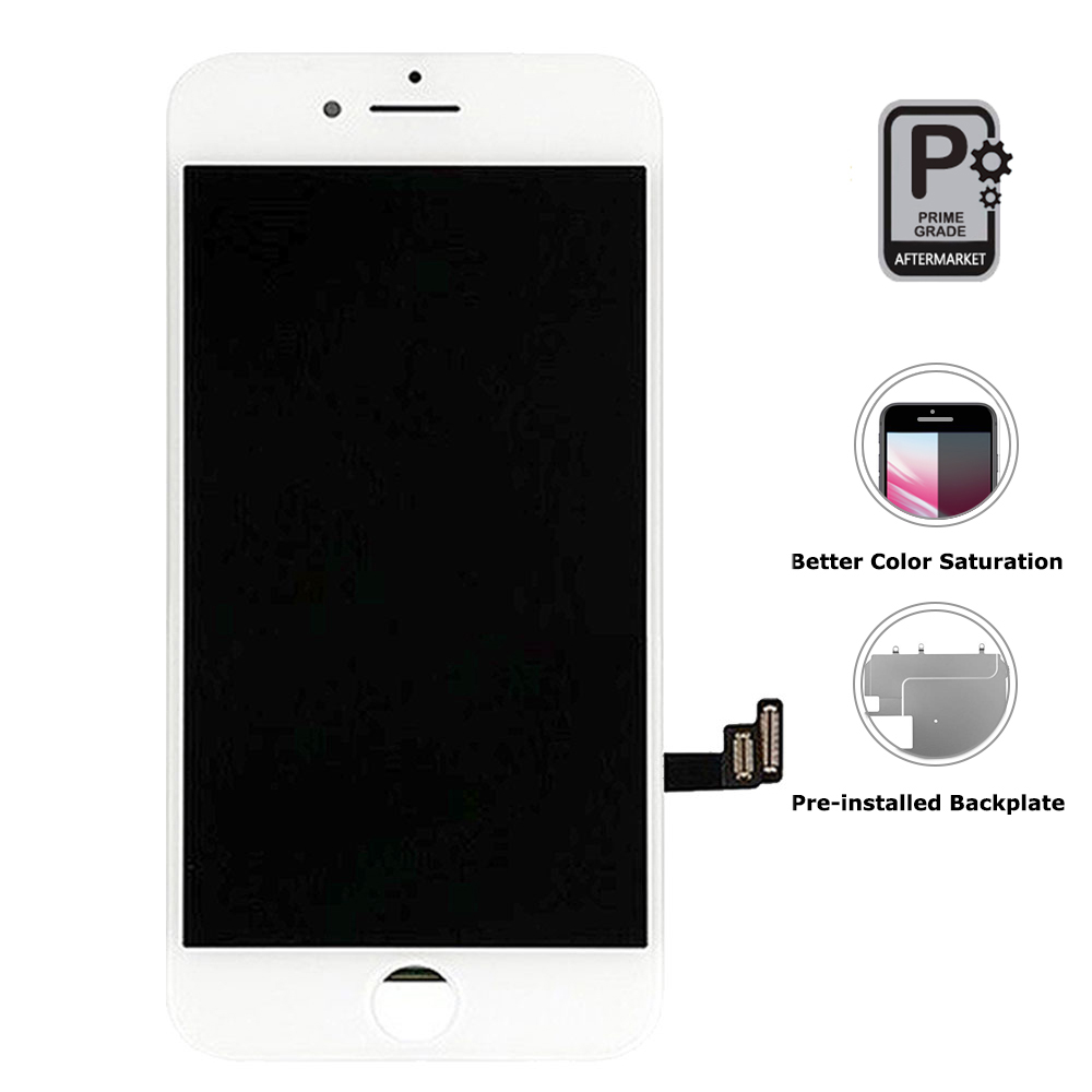 iPhone 8 Plus LCD Screen Assembly ( Prime Grade / White )