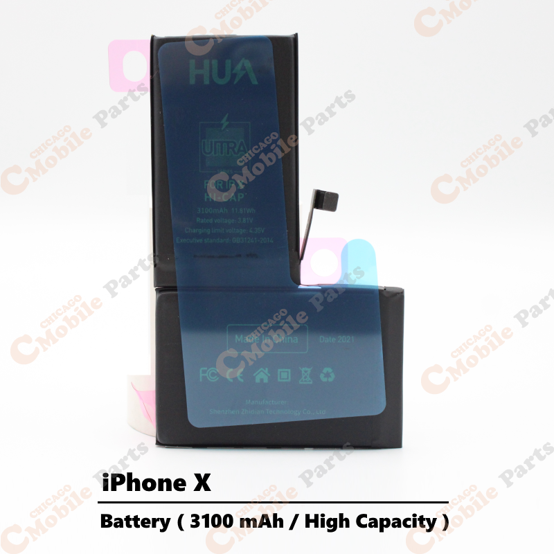 iPhone X Battery ( 3100 mAh / High Capacity )