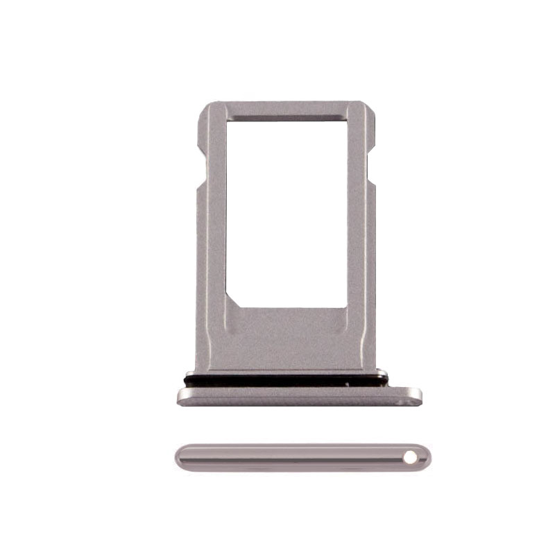 iPhone X Sim Card Tray Holder ( Silver )