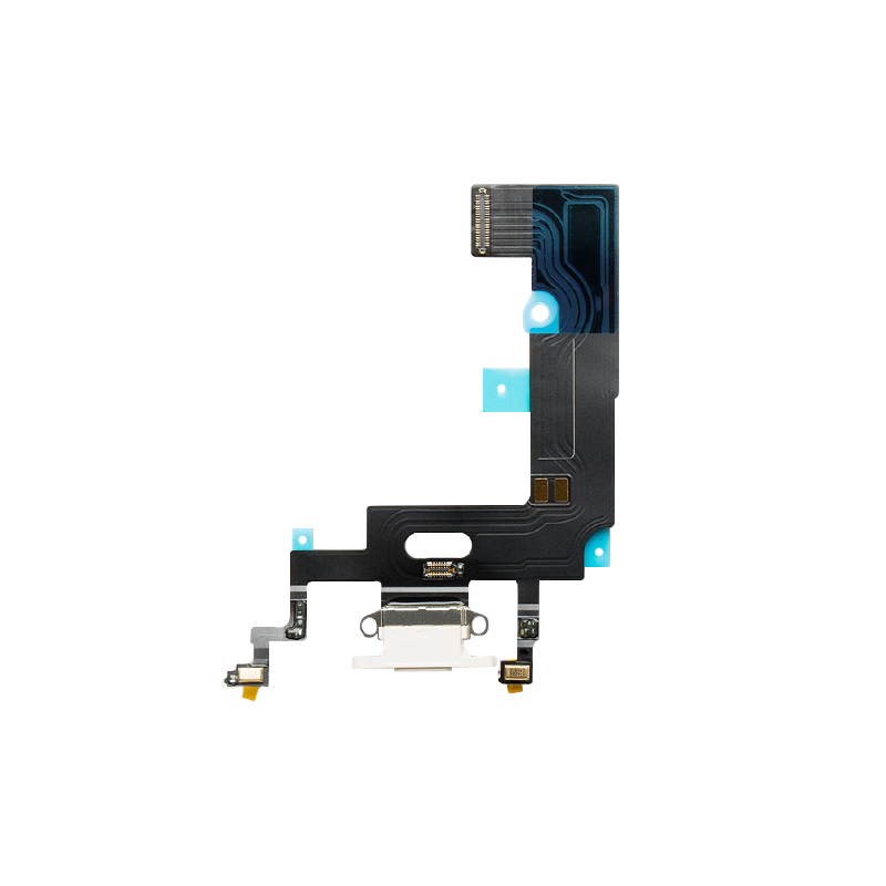 iPhone XR Dock Connector Charging Port Flex Cable ( White )