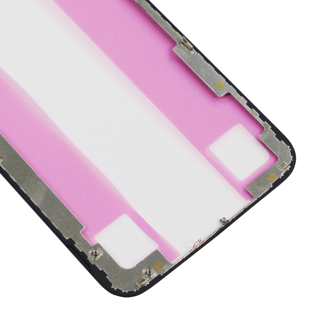 iPhone XS Max Front Glass ( Pre-installed OCA Glue ) & LCD Frame ( Pre-installed Adhesive ) Set