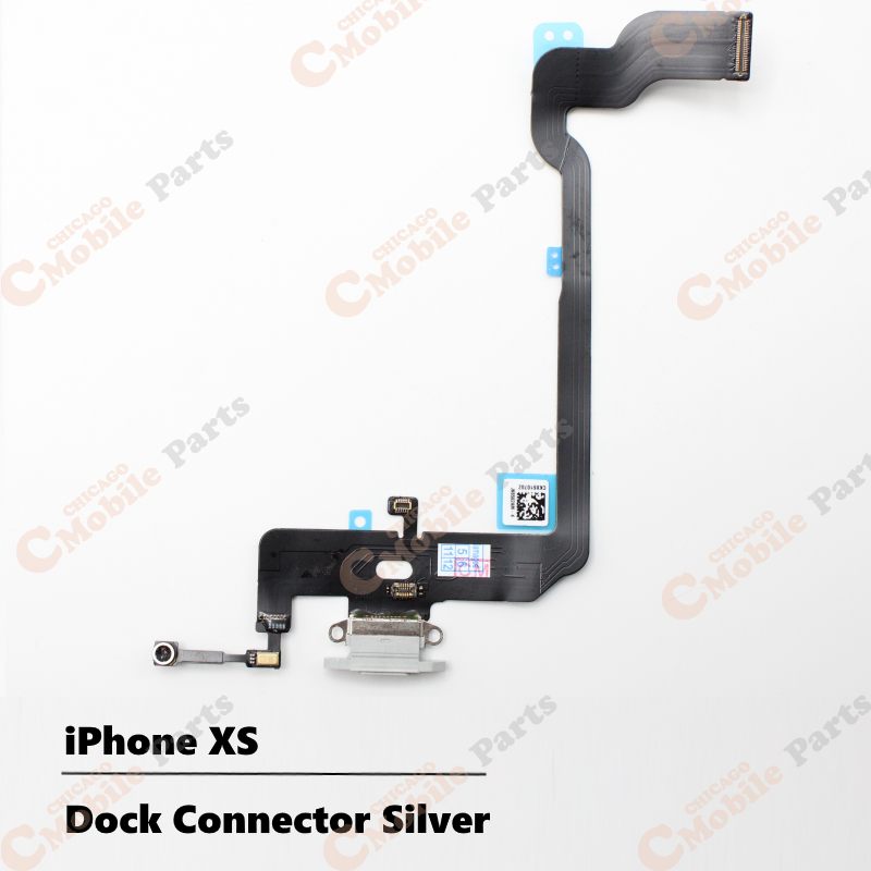 iPhone XS Dock Connector Charging Port Flex Cable ( Silver )
