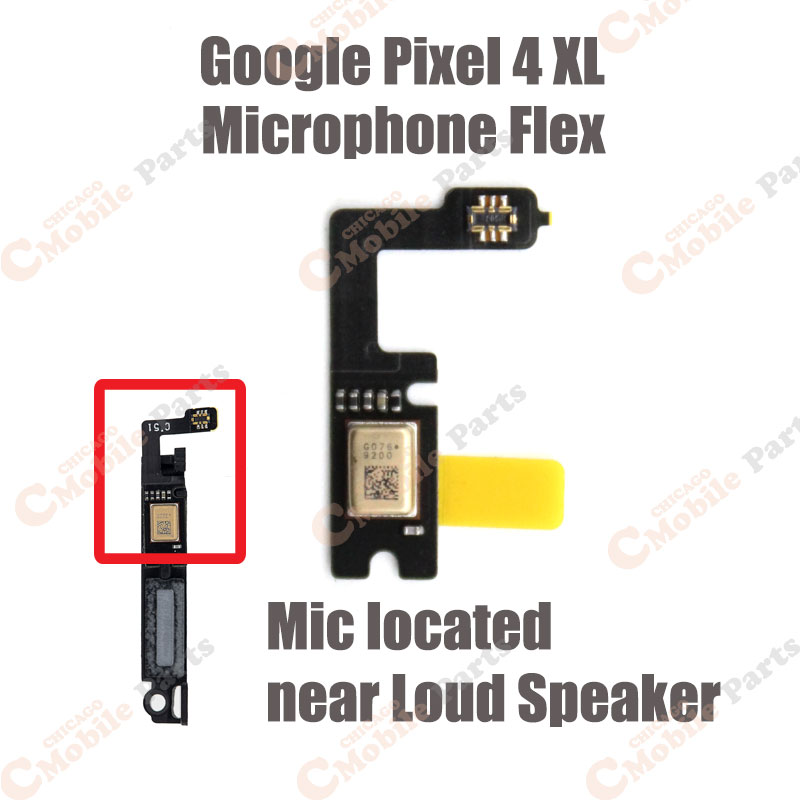Google Pixel 4 XL Microphone Flex Cable Assembly Set