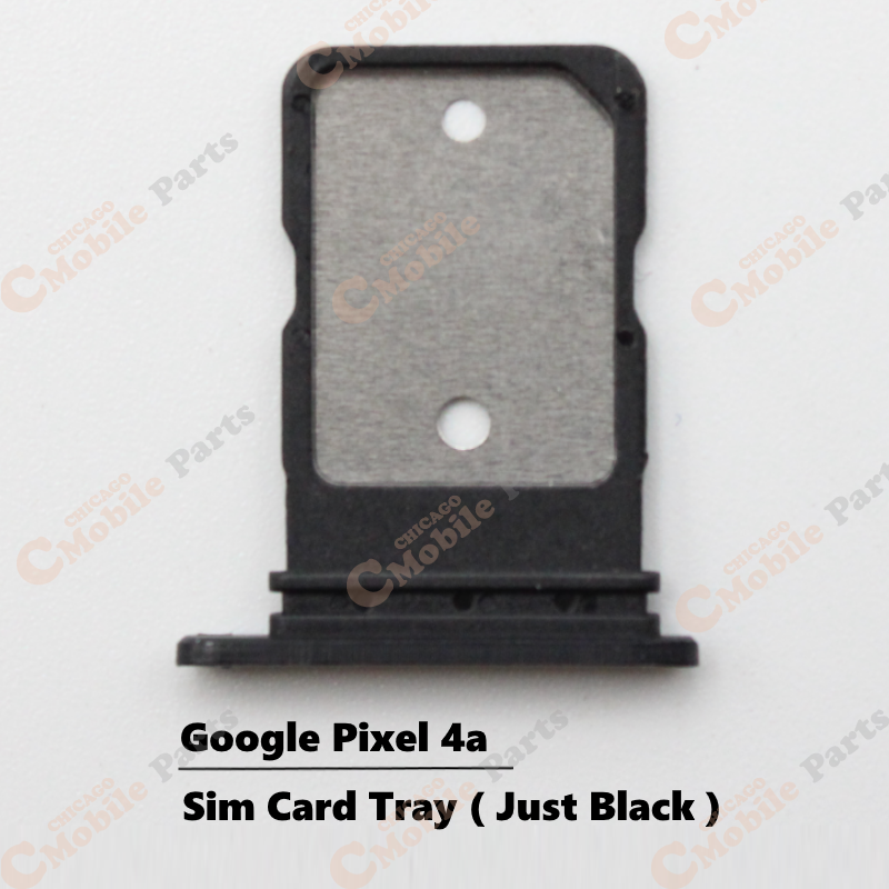 Google Pixel 4a Single Sim Card Tray Holder ( Single / Just Black )